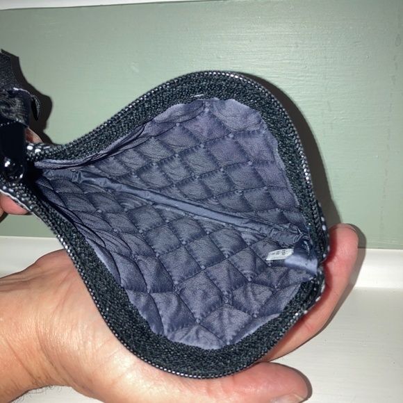 Vera Bradley Cosmetic Travel Bags 3 piece set quilted black and white - Picture 6 of 9